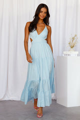 Girl Where Midi Dress Blue